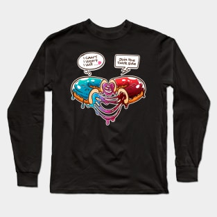 Join the Dark Side and Be my Valentine! Long Sleeve T-Shirt